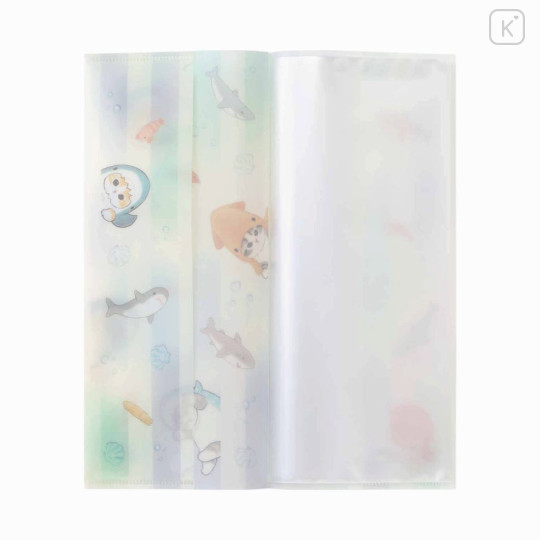 Japan Mofusand Tikcet File Holder & 10 Pockets - Cat / Nyan Sea Creatures - 7