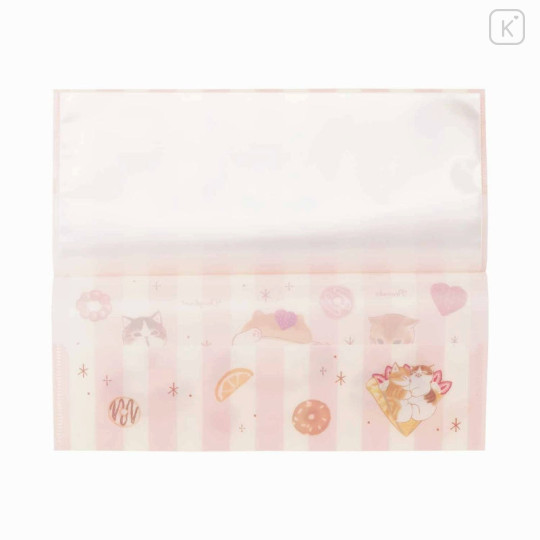 Japan Mofusand Tikcet File Holder & 10 Pockets - Cat / Dessert Nyan - 7