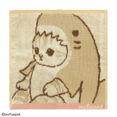 Japan Mofusand Mini Towel - Cat / Shark Nyan Sitting