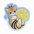 Japan Mofusand Hologram Vinyl Sticker - Cat / Bee Nyan Lemon - 1