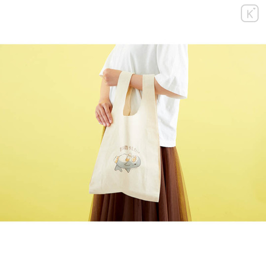 Japan Mofusand Eco Shopping Bag - Cat : Shark Nyan I'd like to borrow your hand - 2