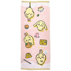 Japan Chiikawa Face Towel - Rabbit / Pink