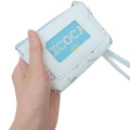 Japan Sanrio Mini Pouch & Pass Case Card Holder with Reel - Cinnamoroll / Happy Life - 2