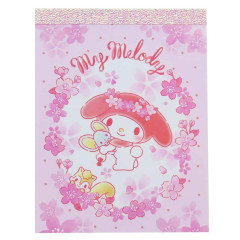 Japan Sanrio Mini Notepad - My Melody Sakura B