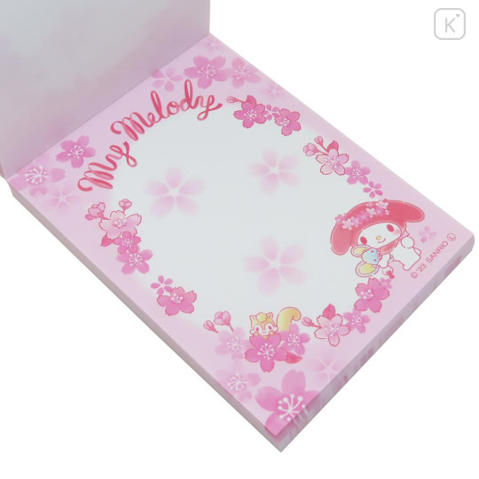 Japan Sanrio Mini Notepad - My Melody Sakura B - 2