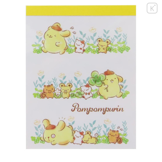 Japan Sanrio Mini Notepad - Pompompurin / Flora B - 1