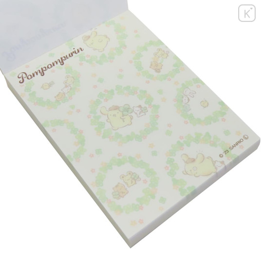 Japan Sanrio Mini Notepad - Pompompurin / Flora B - 2