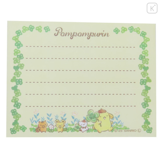 Japan Sanrio Mini Notepad - Pompompurin / Flora B - 3