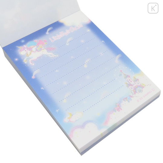 Japan Sanrio Mini Notepad - Little Twin Stars / Meteor B - 2