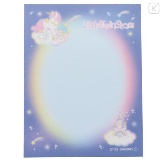 Japan Sanrio Mini Notepad - Little Twin Stars / Meteor B - 3