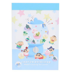 Japan Crayon Shin-chan Mini Notepad - Friends / Crane Game Gotcha