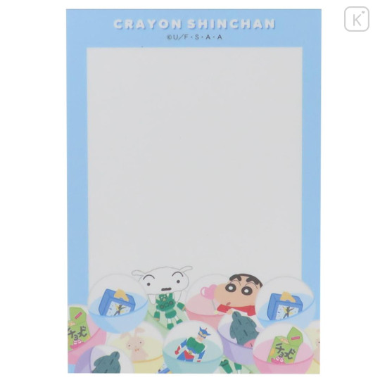 Japan Crayon Shin-chan Mini Notepad - Friends / Crane Game Gotcha - 2