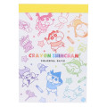 Japan Crayon Shin-chan Mini Notepad - Friends : Colorful - 1