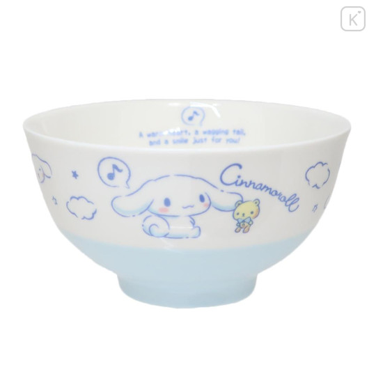 Japan Sanrio Porcelain Rice Bowl - Cinnamoroll / Charmming - 1