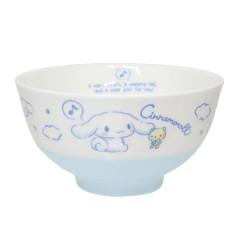 Japan Sanrio Porcelain Rice Bowl - Cinnamoroll / Charmming