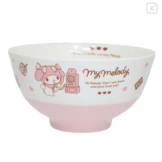 Japan Sanrio Porcelain Rice Bowl - My Melody / Charmming - 1