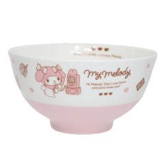 Japan Sanrio Porcelain Rice Bowl - My Melody / Charmming