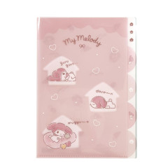 Japan Sanrio Pocket A4 Clear File - My Melody / Daze Chill Time