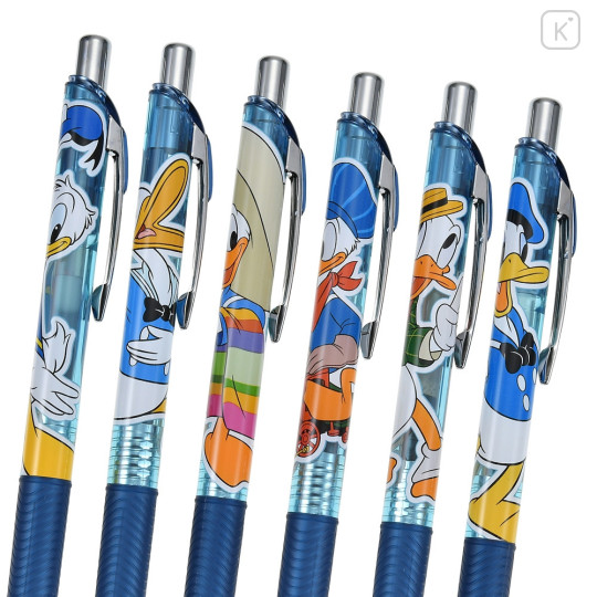 Japan Disney Store EnerGel Gel Ballpoint Pen Set - Donald Duck Birthday 2024 - 4