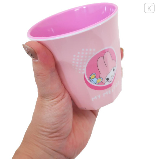 Japan Sanrio Melamine Tumbler - My Melody / Toddler Look Up For Hug - 2