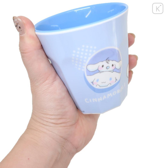 Japan Sanrio Melamine Tumbler - Cinnamoroll / Toddler Look Up For Hug - 2