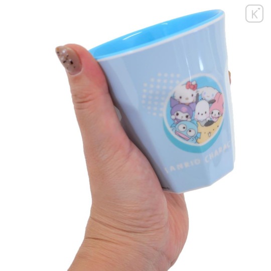 Japan Sanrio Melamine Tumbler - Characters / Toddler Look Up For Hug - 2