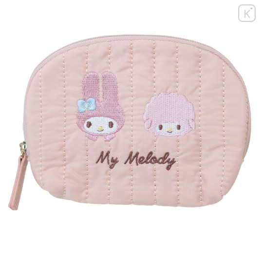 Japan Sanrio Mini Pouch & Tissue Case - My Melody & My Sweet Piano / Quilted - 1