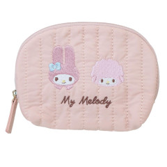 Japan Sanrio Mini Pouch & Tissue Case - My Melody & My Sweet Piano / Quilted