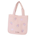 Japan Sanrio Mini Tote Bag - My Melody & My Sweet Piano / Quilted - 1