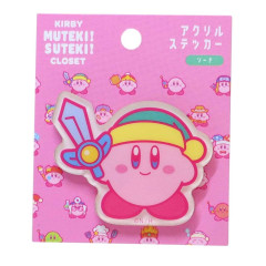 Japan Kirby Acrylic Sticker - Kirby's Dream Land / Sword Muteki! Suteki!