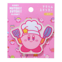 Japan Kirby Acrylic Sticker - Kirby's Dream Land / Chef Muteki! Suteki!