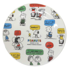 Japan Peanuts Plate - Snoopy / Comics Retro