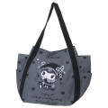 Japan Sanrio Balloon Tote Bag - Kuromi / Moonlit Melokuro Midnight Black - 1