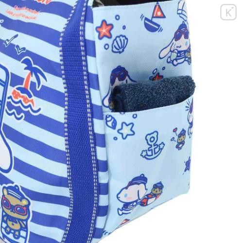 Japan Sanrio Balloon Tote Bag - Cinnamoroll / Beach In Summer - 5