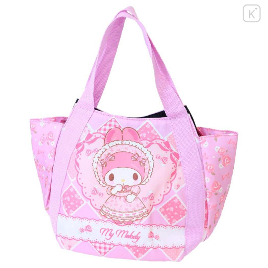 Japan Sanrio Balloon Mini Tote Bag - My Melody / Lady Pink Rose - 1