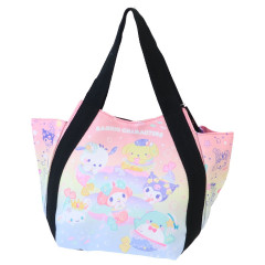 Japan Sanrio Balloon Mini Tote Bag - Characters & Mermaid / Summer