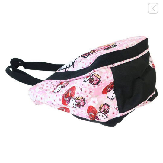 Japan Sanrio Balloon Tote Bag - Hello Kitty / Sakura Pink - 3