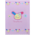 Japan Sanrio A5 File with Sticker Set - Usahana / Y2k Houndstooth - 3