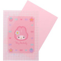 Japan Sanrio A5 File with Sticker Set - My Melody / Y2k Houndstooth - 4