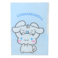 Japan Sanrio 3 Pockets A4 Clear File - Cinnamoroll / Friend - 1