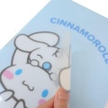 Japan Sanrio 3 Pockets A4 Clear File - Cinnamoroll / Friend - 4