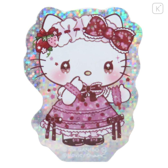 Japan Sanrio Glitter Sticker - Hello Kitty / Dolly Mix - 1