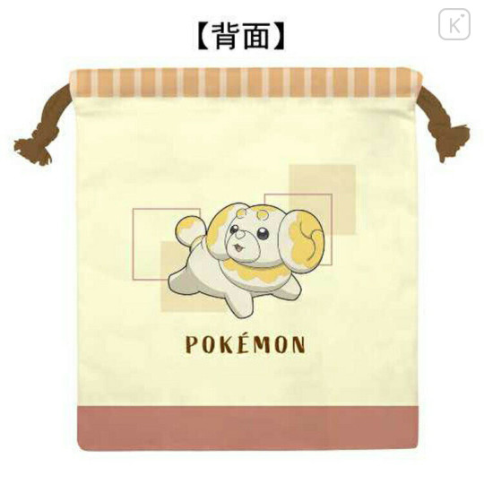 Japan Pokemon Drawstring Bag - Fidough - 2