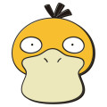 Japan Pokemon Silicone Mirror - Psyduck - 1