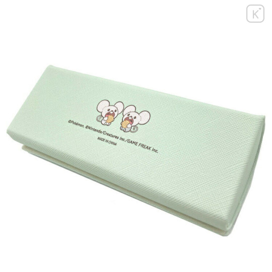 Japan Pokemon Glasses Case - Sweets Shop Pokepeace Light Green - 2