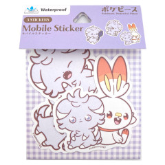 Japan Pokemon Moblie Sticker Set - Play With Espurr / Pokepeace