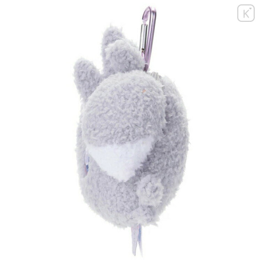 Japan Pokemon Plush Mini Pouch with Carabiner - Espurr / Pokepeace - 2