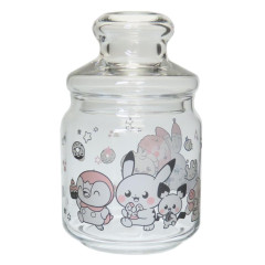 Japan Pokemon Jar Glass Storage Container - Sweets Shop Pokepeace