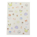 Japan Pokemon Grid A5 Notebook - Sweets Shop Pokepeace / Yellow - 1