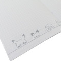 Japan Pokemon Grid A5 Notebook - Sweets Shop Pokepeace / Yellow - 4